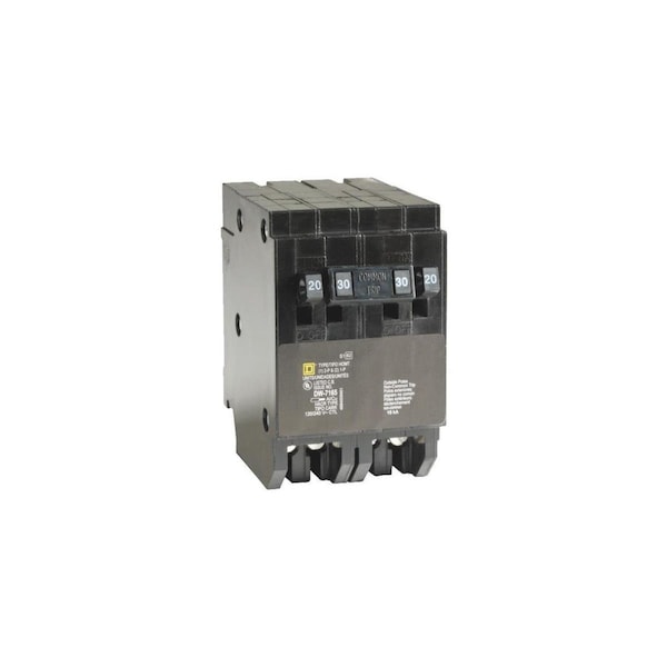 Circuit Breaker, Homeline Series, 20 to 30A, 2x1, 1x2 Pole